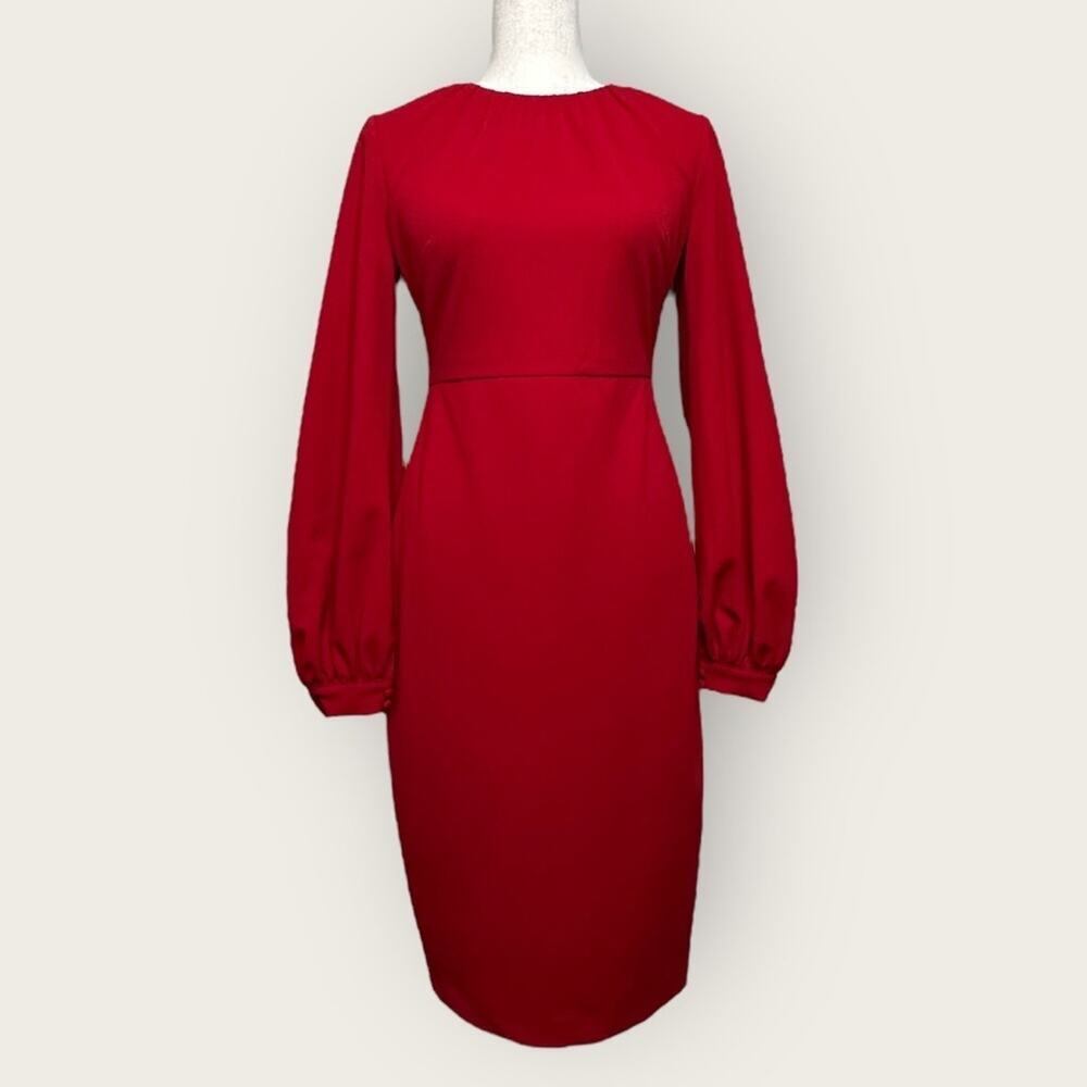 NWT | Belle Badgley Mischka | Kiera Dress | Red | Size 2 - Picture 2 of 15